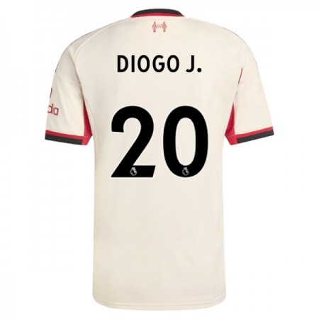Koszulka Liverpool Diogo J 20 Wyjazdowe 2025-26 Koszulki Piłkarskie Krótki Rękaw